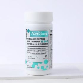 Collagen Peptides For Women, Beauty Vitamin And Mineral Supplement With Multivitamins, Hydrolyzed Protein Peptide Type, Biotin And Vitamins - 60 (Option: One bottle)