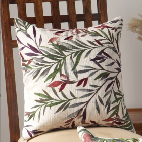 Handcrafted Print Throw Pillow 18x18 Cushion (Option: Style18)