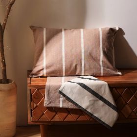 Cotton Indoor Outdoor Reversible Throw Pillow (Option: 1style)