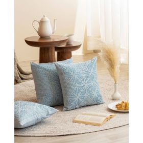 Cotton Indoor Outdoor Reversible Throw Pillow Cover Set Of 2 (Option: 7style)